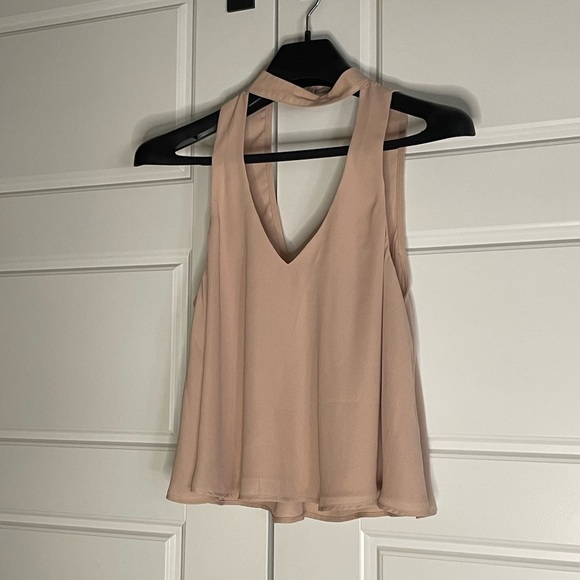 Show Me Your Mumu Casey Collar Top Dusty Blush Pastel - Picture 2 of 11